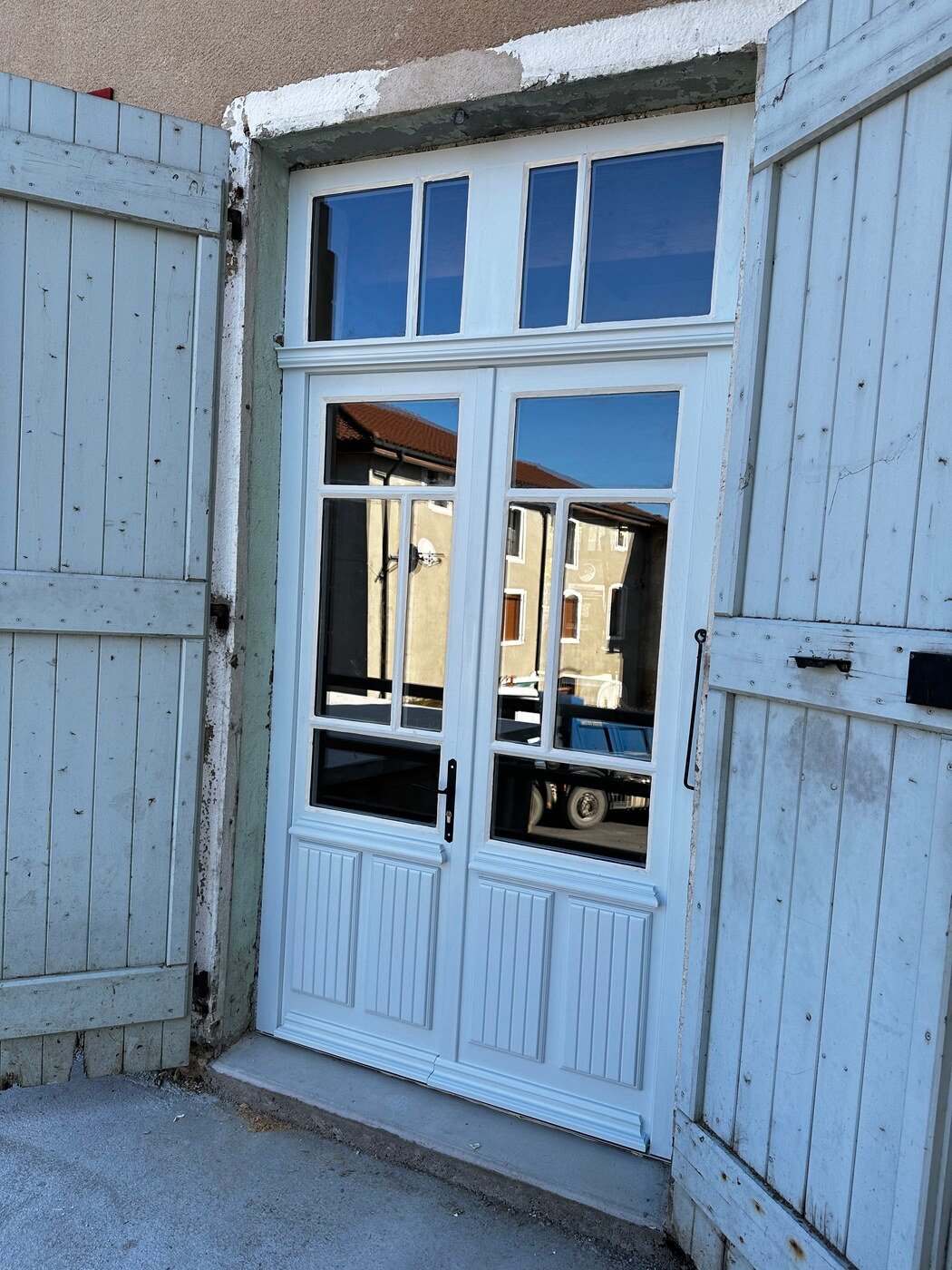 Porte-fenêtre ancienne reproduction